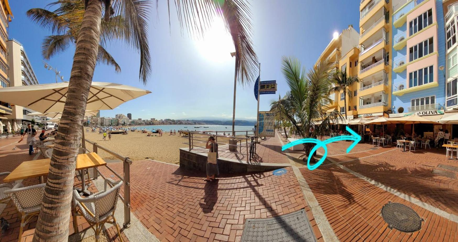 Casita Canaria Playa Beachfront Access & Lateral Ocean View With Terrace Las Palmas de Gran Canaria Extérieur photo